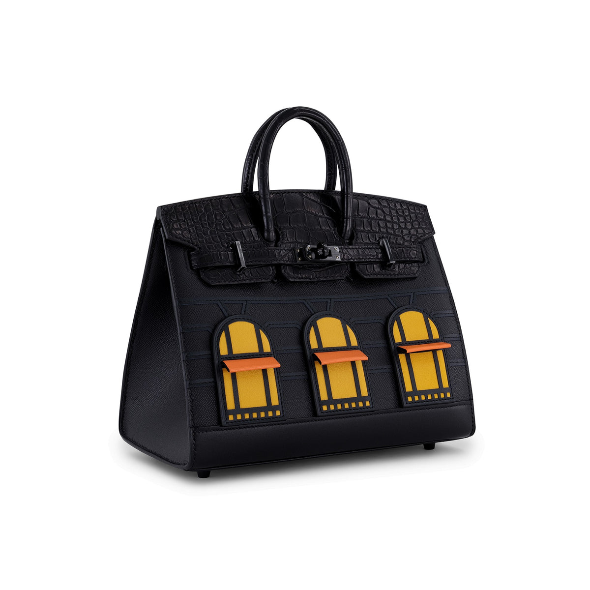 Midnight Fabourg Birkin Alligator 20cm