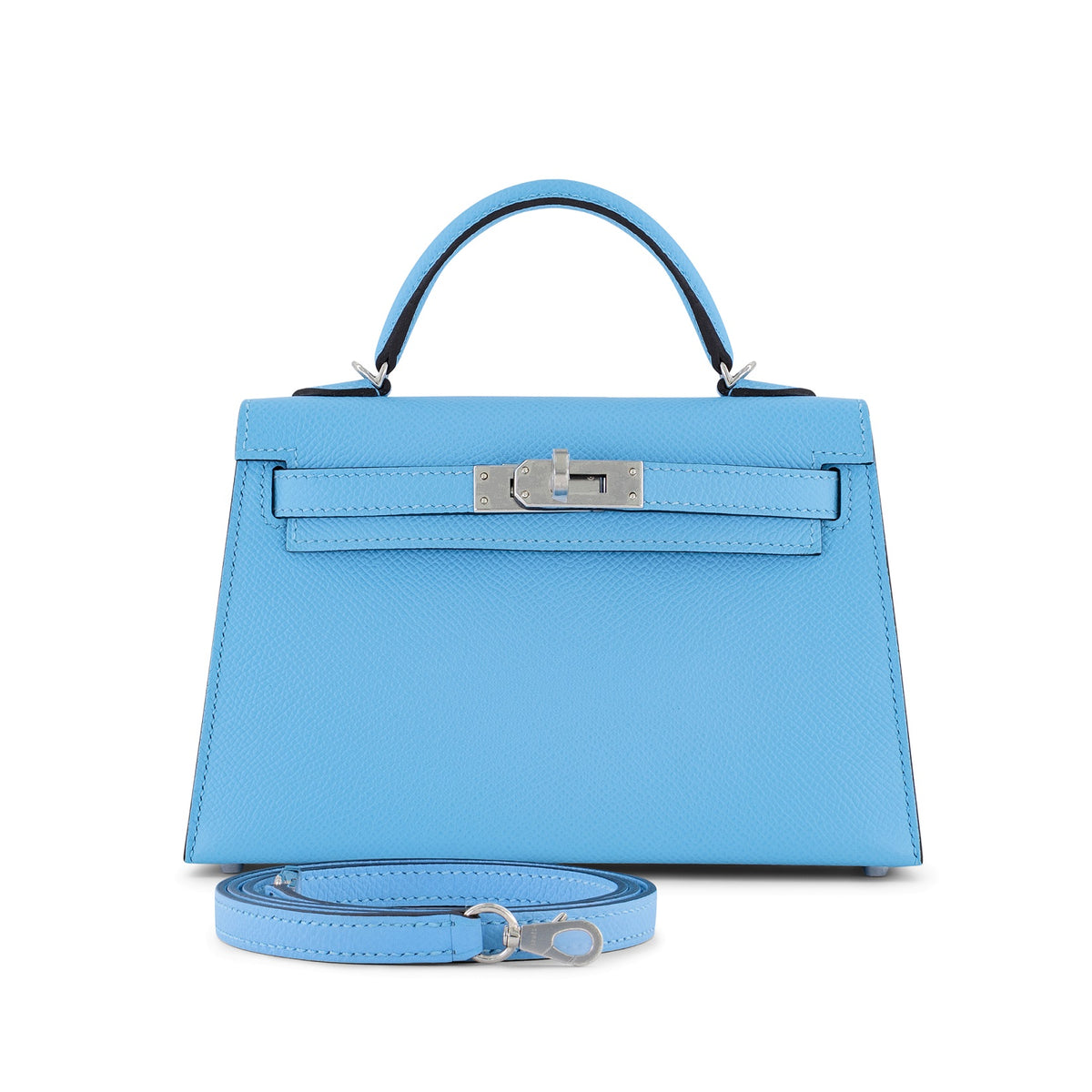 Blue Celeste Mini Kelly 20cm PHW