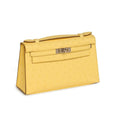 Limoncello Ostrich Kelly Pochette PHW