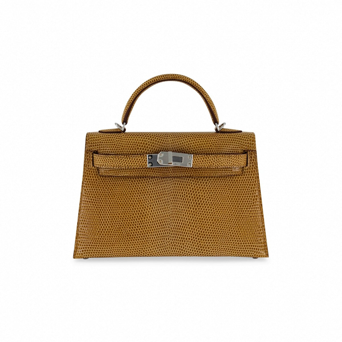 Sesame Lizard Mini Kelly 20cm PHW