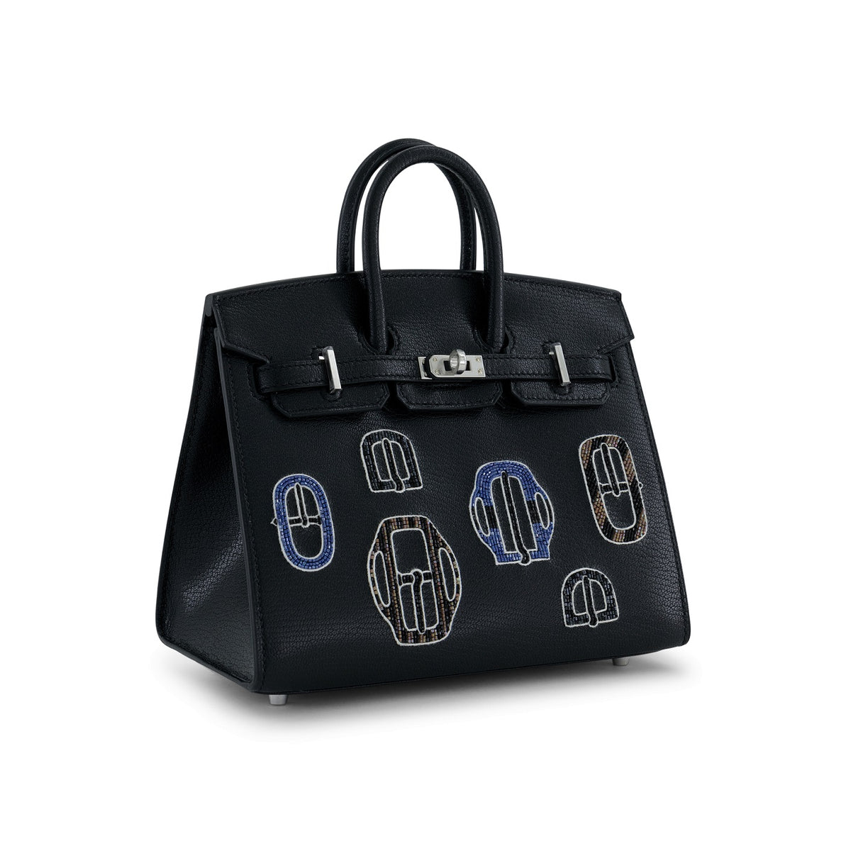 Birkin 20 Bouclerie Black Chevre PHW